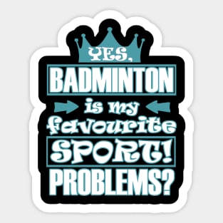 Badminton Birdy Women Shuttlecock Girls Sticker